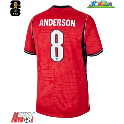 Inglaterra Elliot Anderson #8 Segunda Equipación Mundial 2026 Manga Corta
